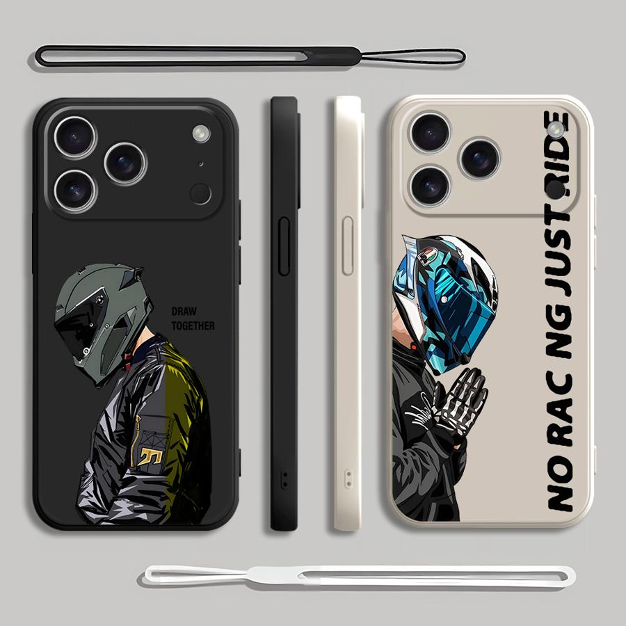 Lanyard Anime Logo - Cool Motorcycle Case for Apple iPhone