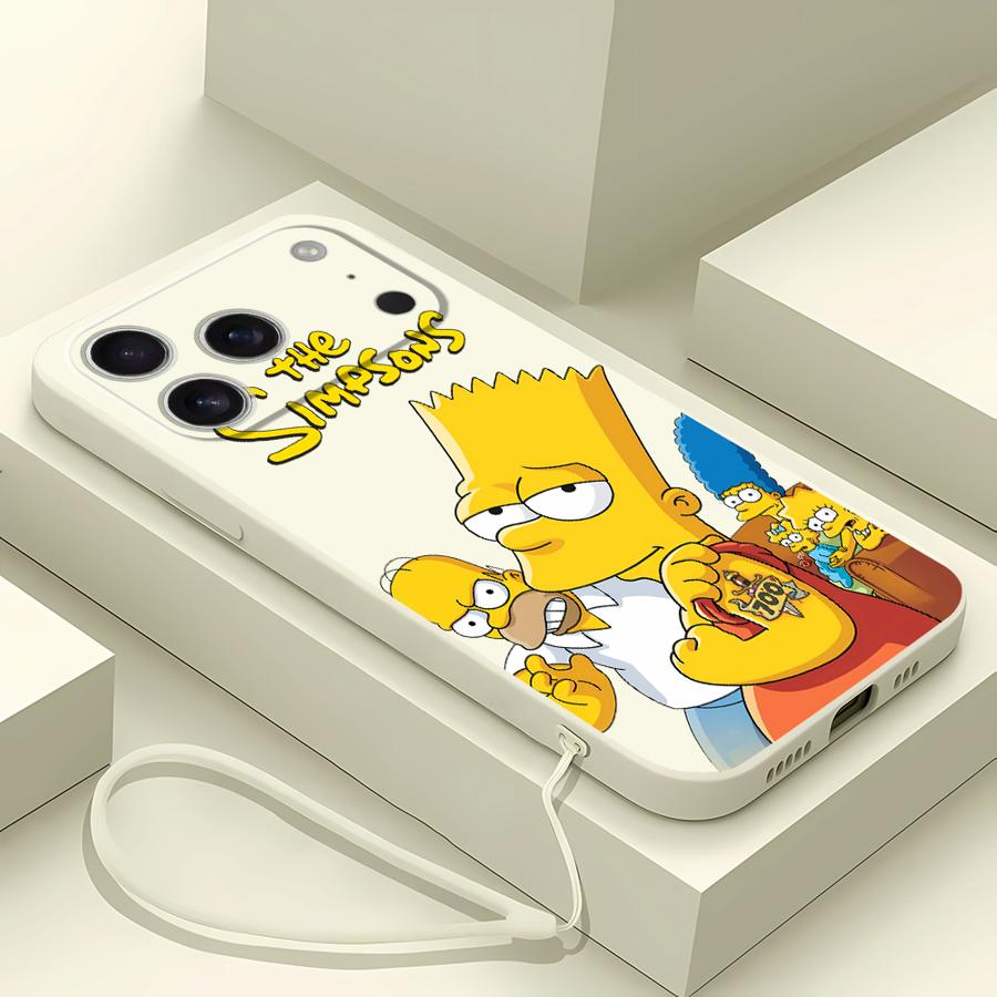 Red Bart Simpson Phone Cover C - Lanyard Anime Logo recension och pris