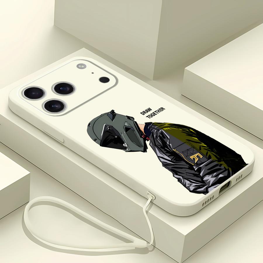 Cool Motorcycle Case for Apple - Lanyard Anime Logo recension och pris