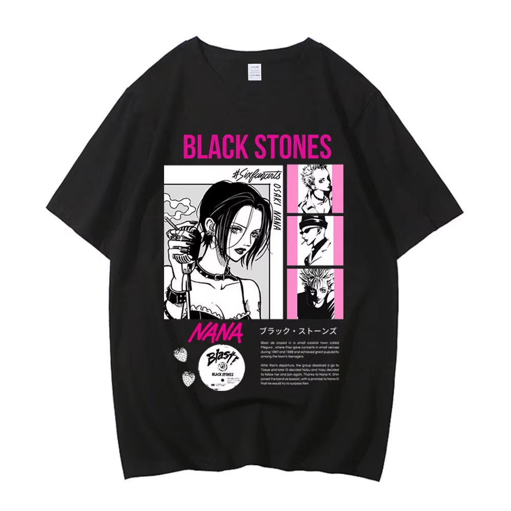 NANA Anime Graphic T-shirt Vin - Nana Anime Merchandise recension och pris