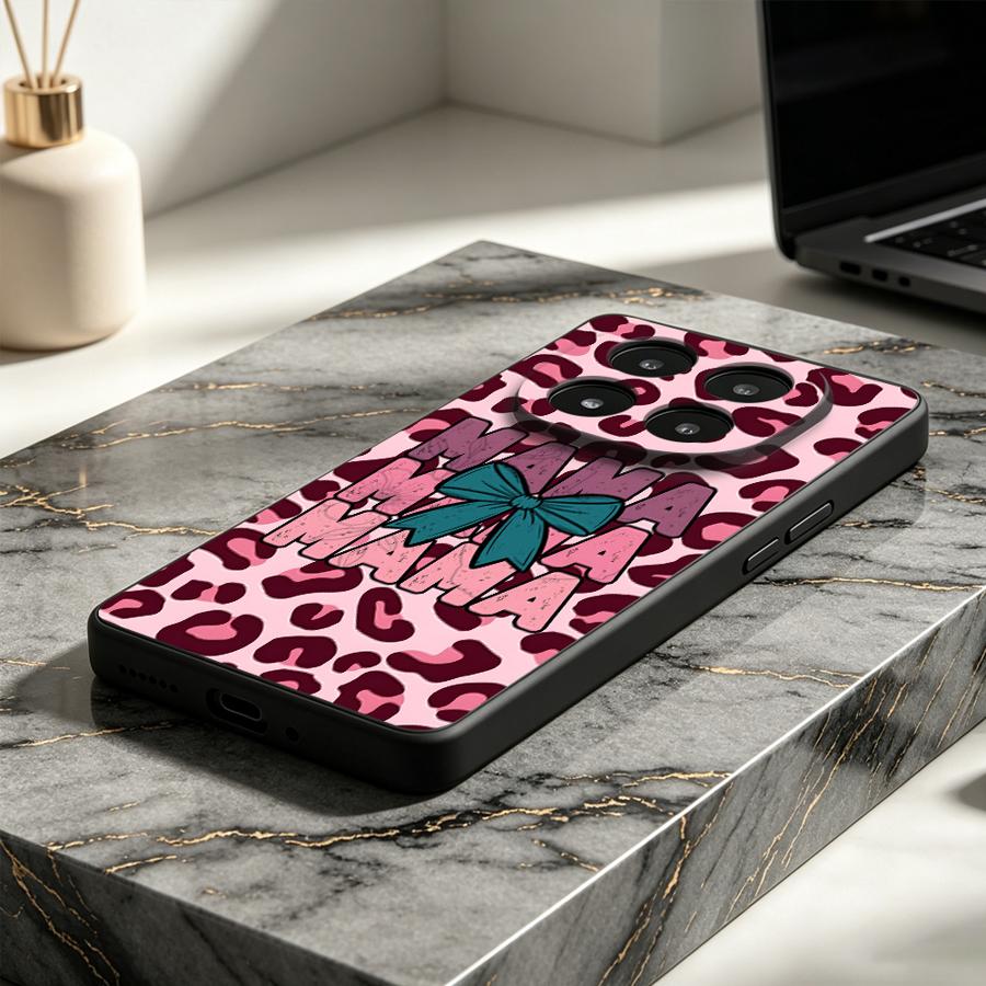Pink Leopard Print Mom Phone C - Lanyard Anime Logo recension och pris